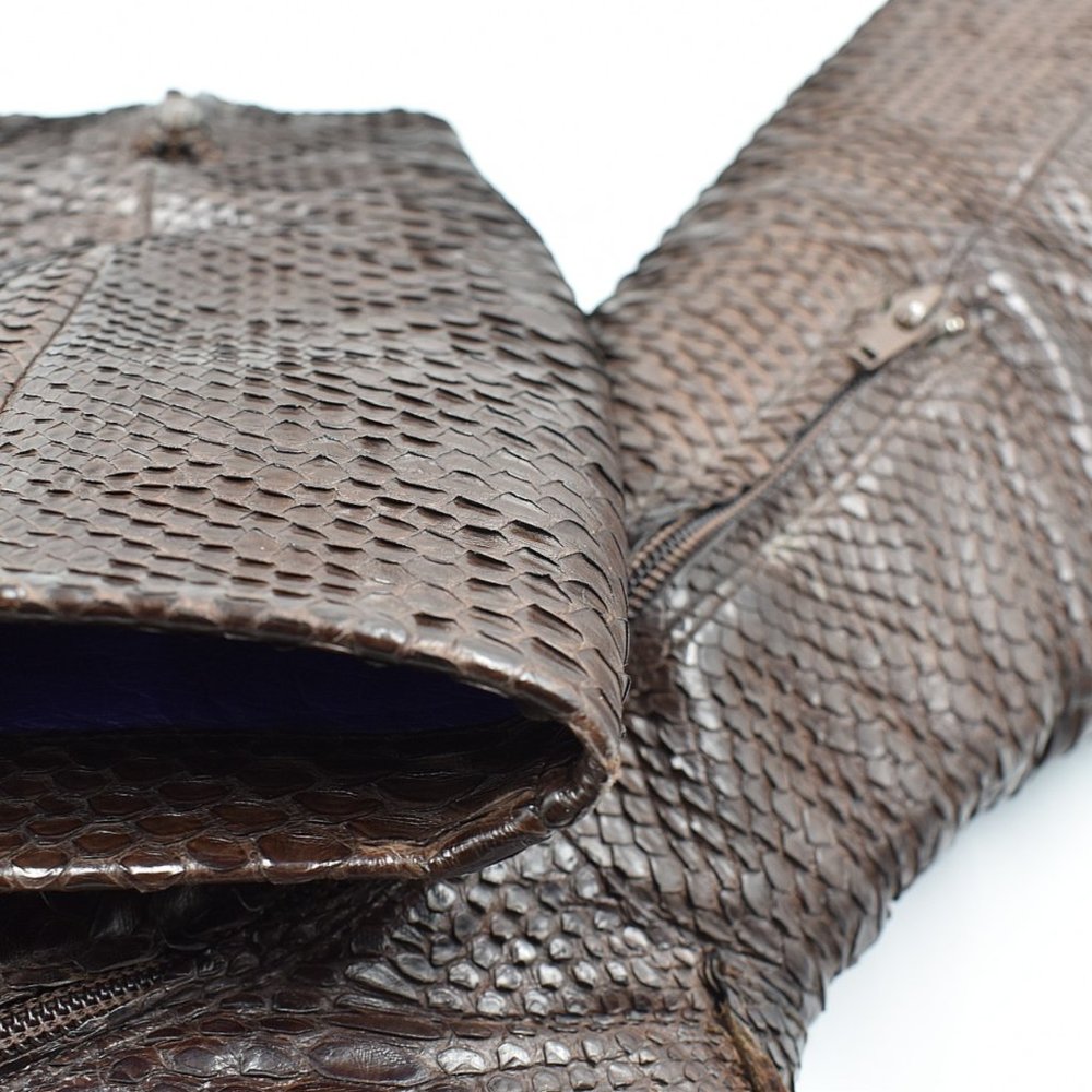 Vintage Pedro Garica Python Pointed Toe Boots - image 6